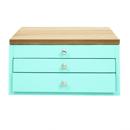 Alhajero-cajonera de madera...