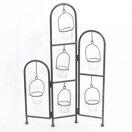 Portavelas colgante antiguo...