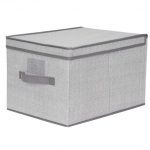Caja almacenadora gris